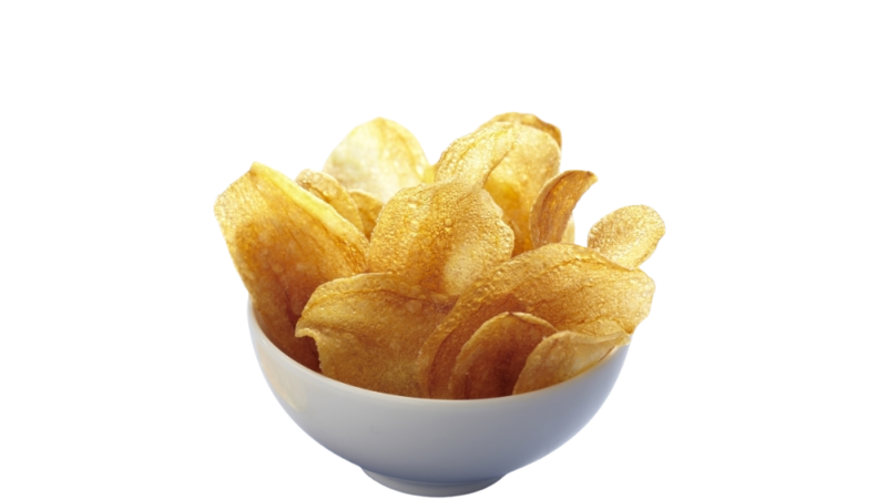 Chips cuites au four