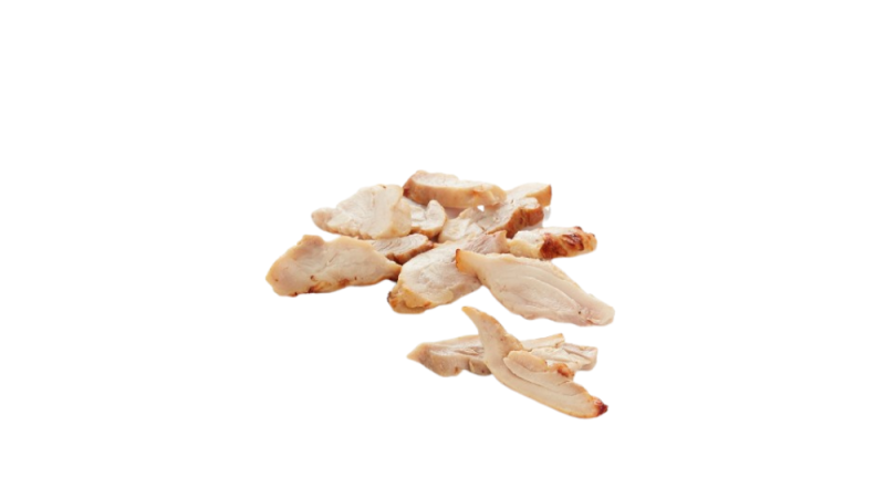 émincés de poulet rôti