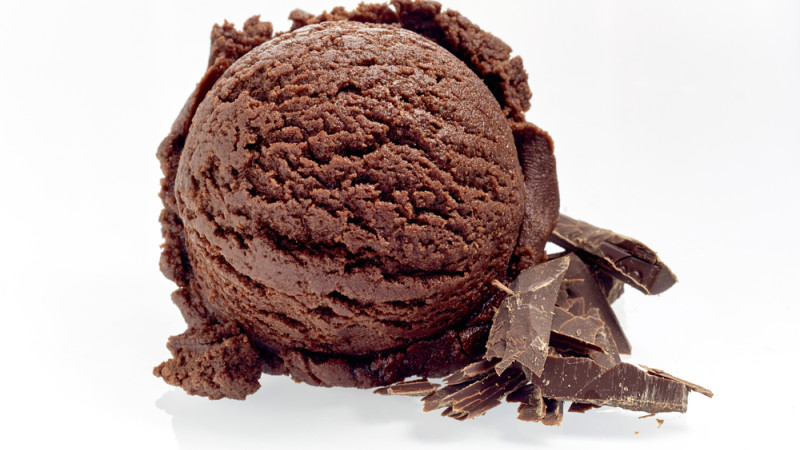 glace au chocolat