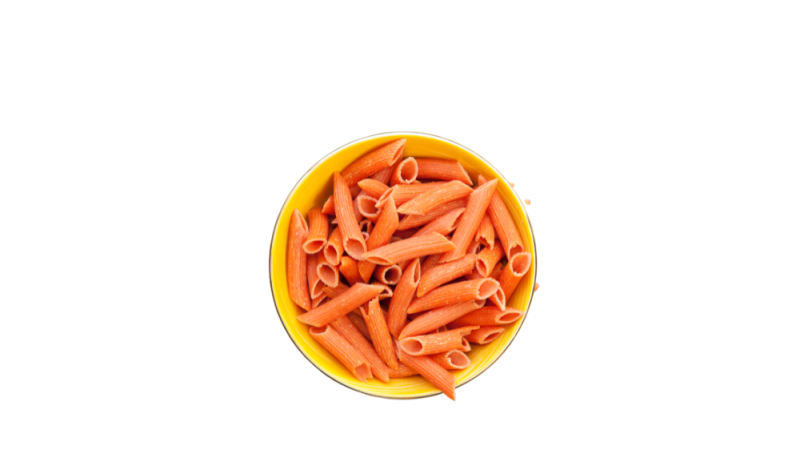 Pâtes de lentilles corail