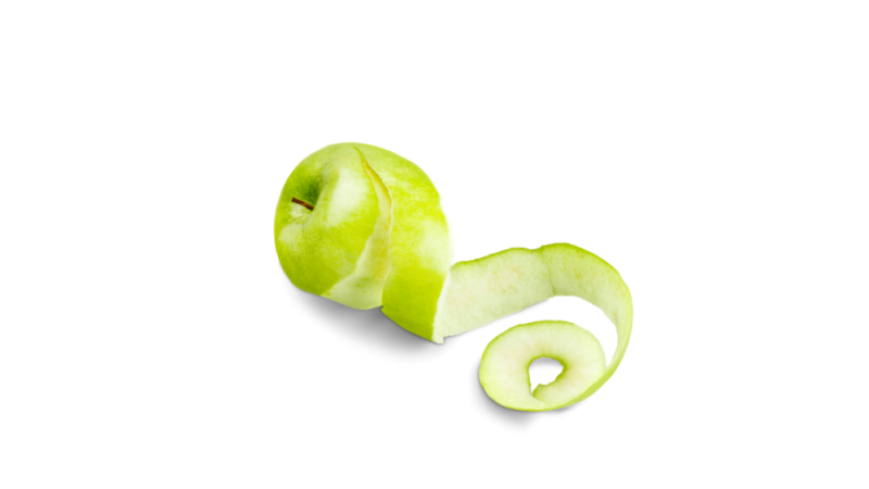 pelure(s) de pomme
