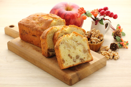 Quatre-quarts aux pommes allégé 