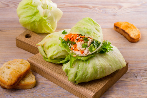 Recette de wraps de laitue
