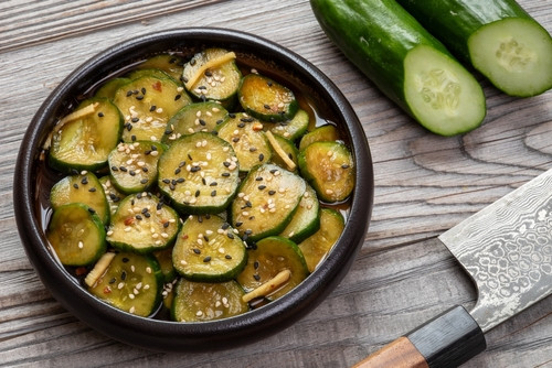 Recette de pickles de concombre à l'asiatique