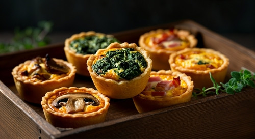 10 recettes de mini quiches 