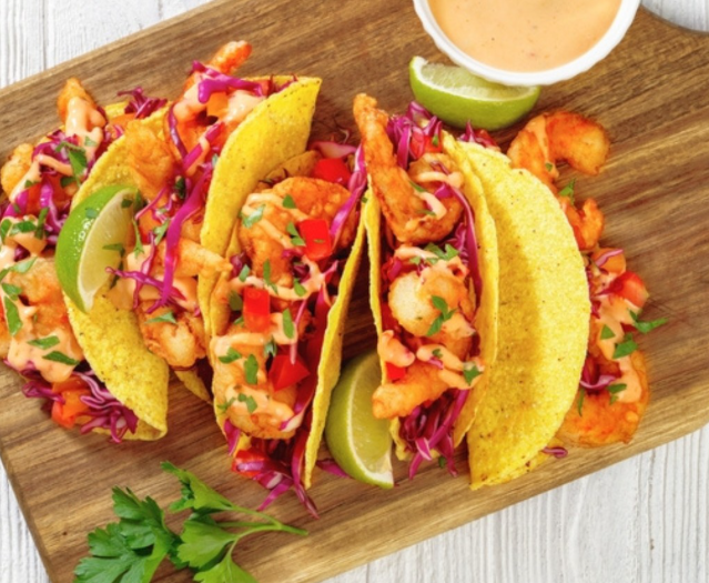 Recette de tacos de crevettes