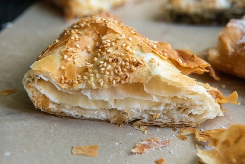 Recette de Tiropita, feuilleté au fromage grec
