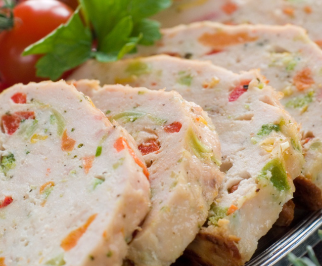 Recette de terrine de poulet, tomate et feta