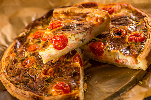 Recette de quiche thon et tomate 