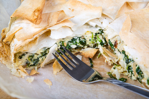 Recette de tarte filo au chèvre