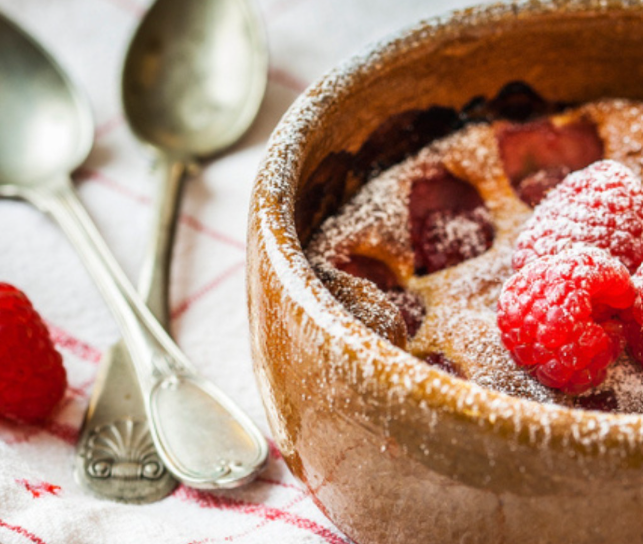 Recette de clafoutis aux framboises