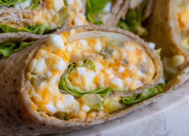 Recette de Wrap oeuf-roquette