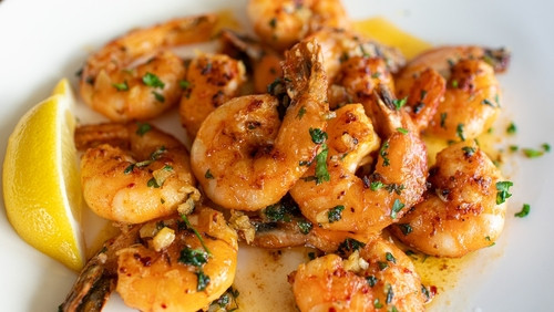 Recette de crevettes sautées à l’ail et au persil 