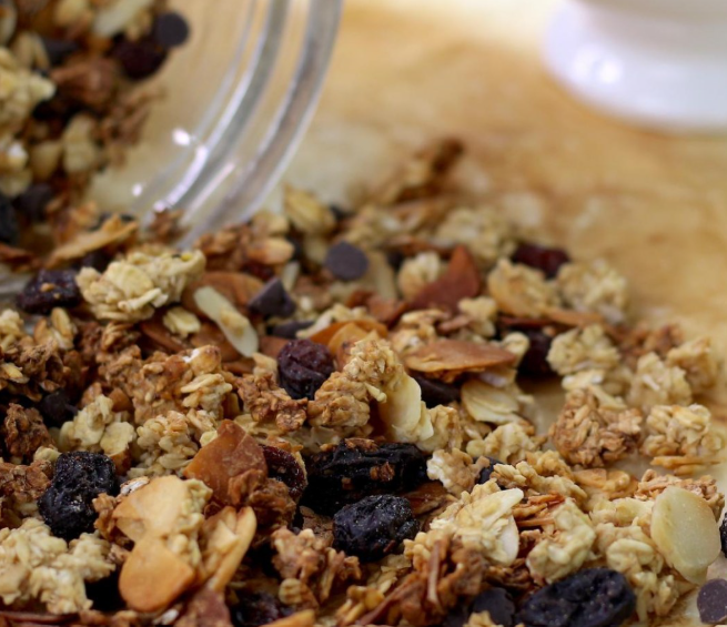 Recette de granola aux flocons d'avoine