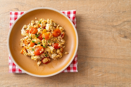 Recette d'œufs brouillés à la grecque 