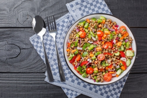 Recette de salade de lentilles