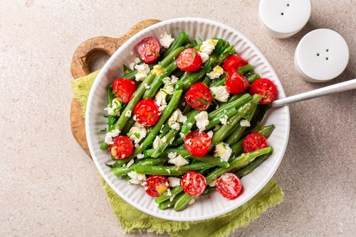 Recette de salade de haricots verts