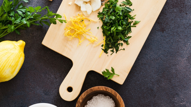 ingrédients sauce gremolata