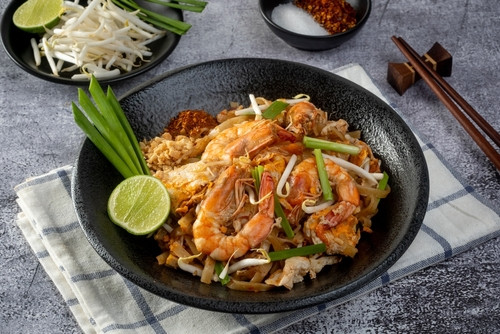 Recette de crevettes sautées à la thaï 