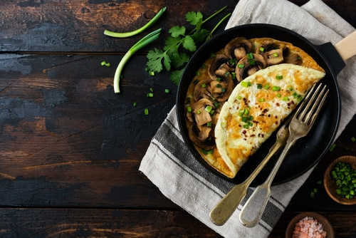 Recette d’omelette aux cèpes
