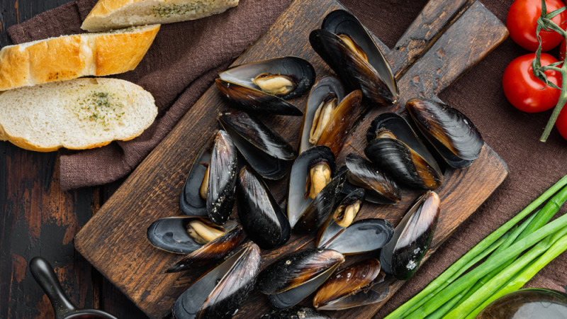 moules crues