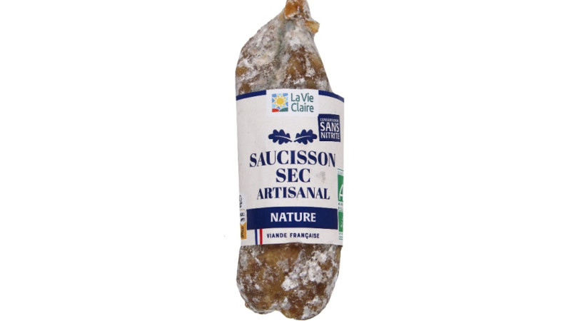 Alerte Rappel – Saucisson sec sans nitrite 200 g (La Vie Claire) – Risque Listeria monocytogenes