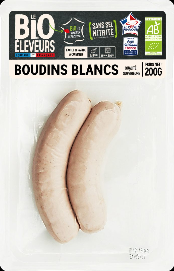 Boudins blancs nature — Alerte rappel : risque de corps étrangers (verre, métal, plastique…)