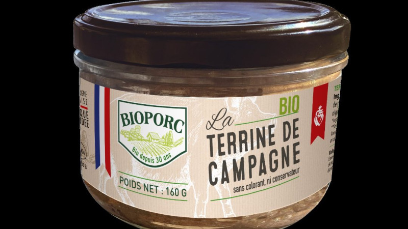 ALERTE Rappel – Terrine de campagne Bioporc : risque de corps étrangers (verre, métal…)