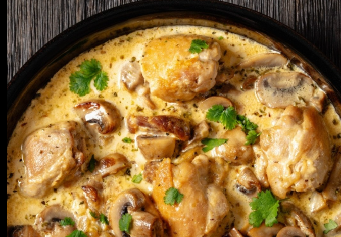 Recette de poulet au calvados
