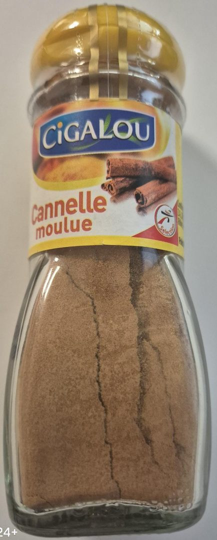 Alerte Rappel — CIGALOU Cannelle moulue 35 g (10 cl) : contamination chimique à l’oxyde d’éthylène (ETO)