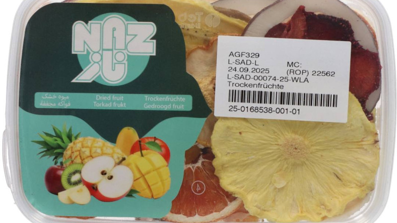 NAZ DRIED FRUIT — Alerte Rappel Allergènes : sulfites non déclarés