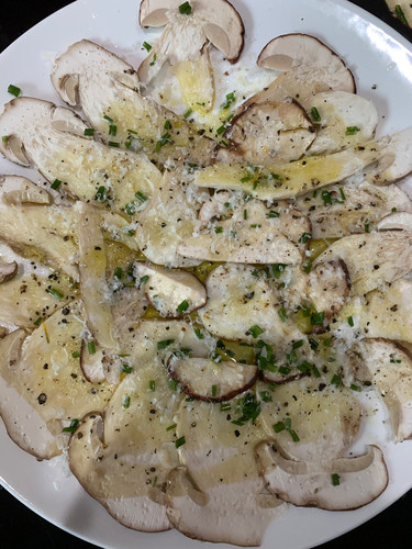 Recette de carpaccio de cèpes