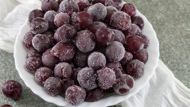 raisins congelés