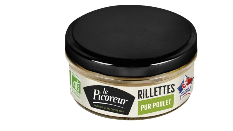 Alerte Rappel: Le Picoreur Verrine Rillette Pur Poulet Bio 120 g – Corps étrangers métalliques (risque de blessures)