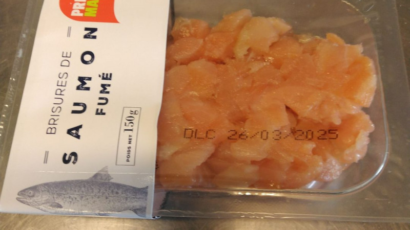 Alerte Rappel — Brisures de saumon fumé 150 g (Grand Frais/Fresh/mon-marché.fr) — Risque Listeria monocytogenes