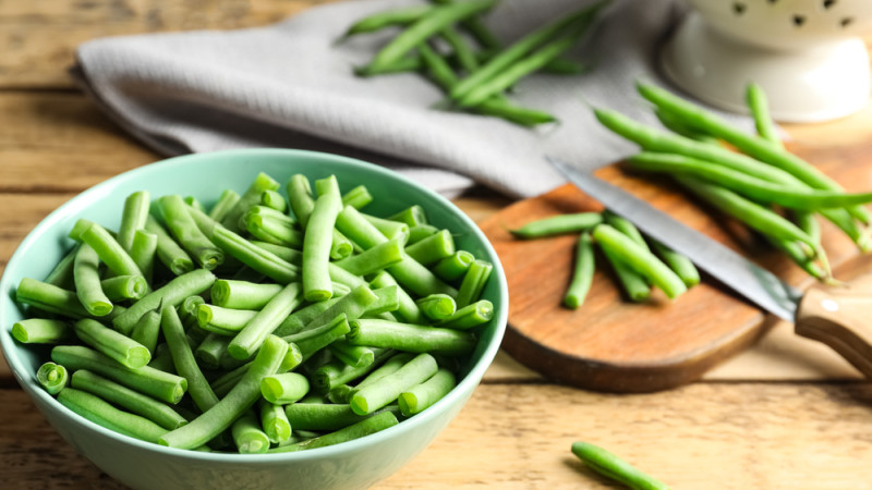 haricots verts coupés