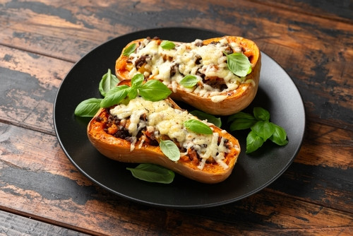 Recette de butternut farcie au bœuf 