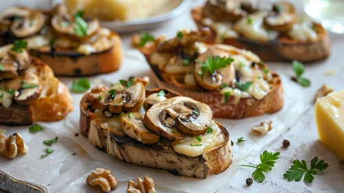 10 recettes apéritives aux champignons