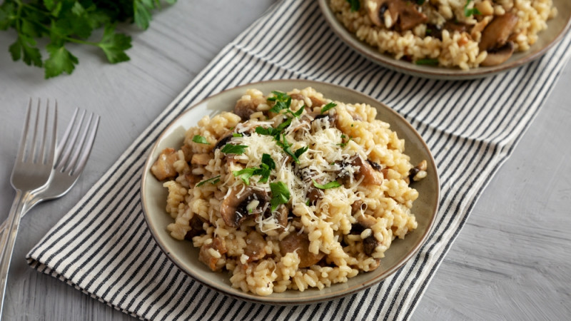 risotto aux chamignons