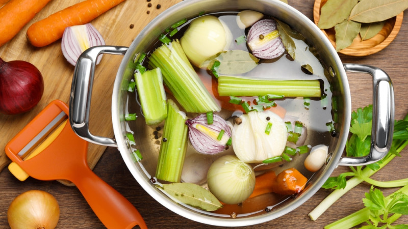 légumes pour faire une soupe