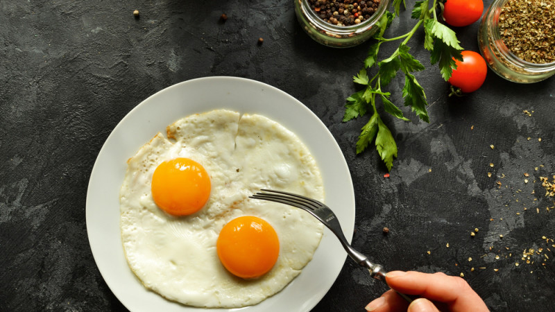 des œufs au plat 