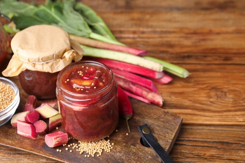 Recette de confiture de rhubarbe