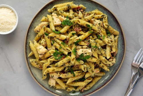 Recette de one pot pasta crémeux aux épinards