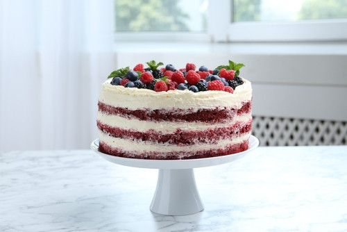 Recette de naked cake à la framboise 