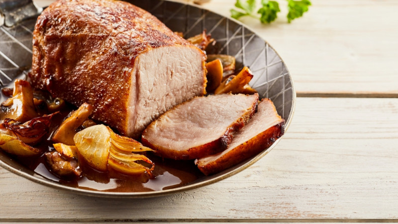 veau rôti avec son jus