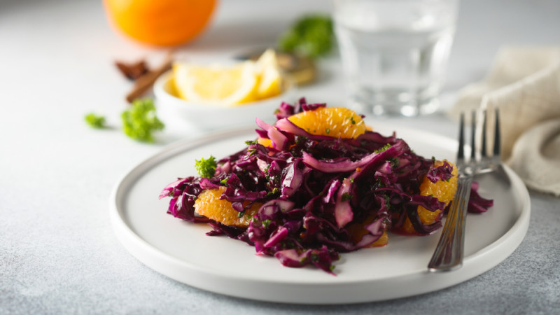 salade de chou rouge