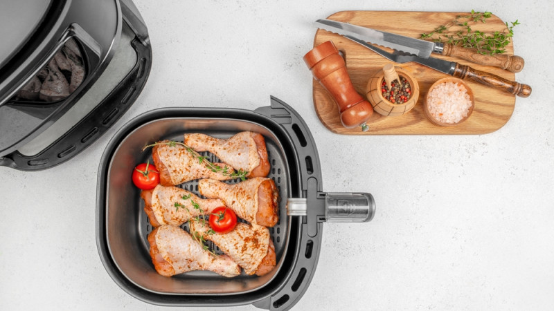 poulet dans un airfryer