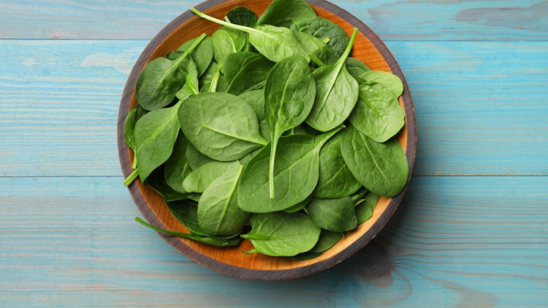 feuilles d'épinards