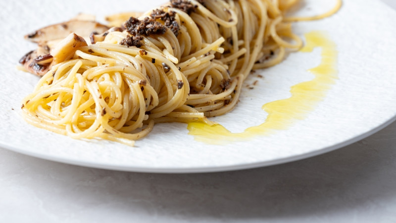 pates à l'huile de truffe