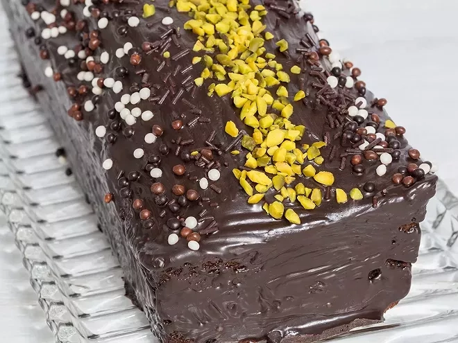 Recette de marbré chocolat pistache